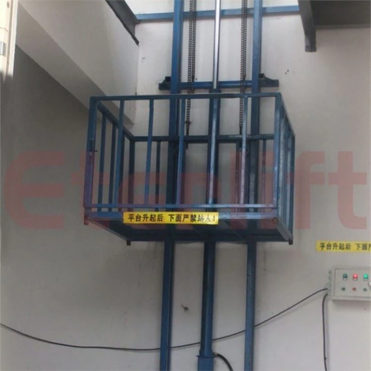 3m Lifting Height Electric Hydraulic Freight Elevator