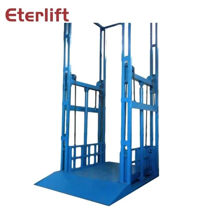 3m Lifting Height Rail Freight Elevator For Warehouse