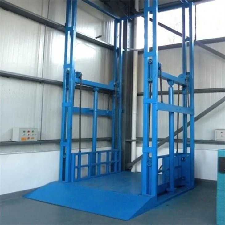 Small Guide Rail Freight Elevator