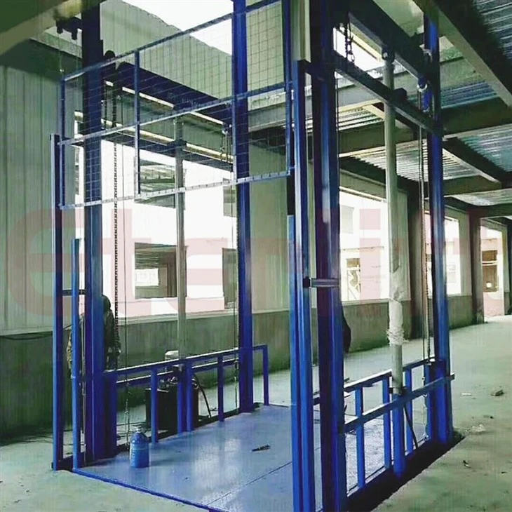 Vertical Guide Rail Cargo Lift