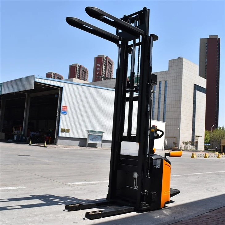 Stand-on Pallet Stacker Truck